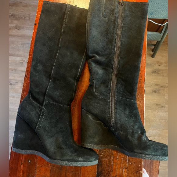 Nine West Suede Knee High Boots - Picture 1 of 12